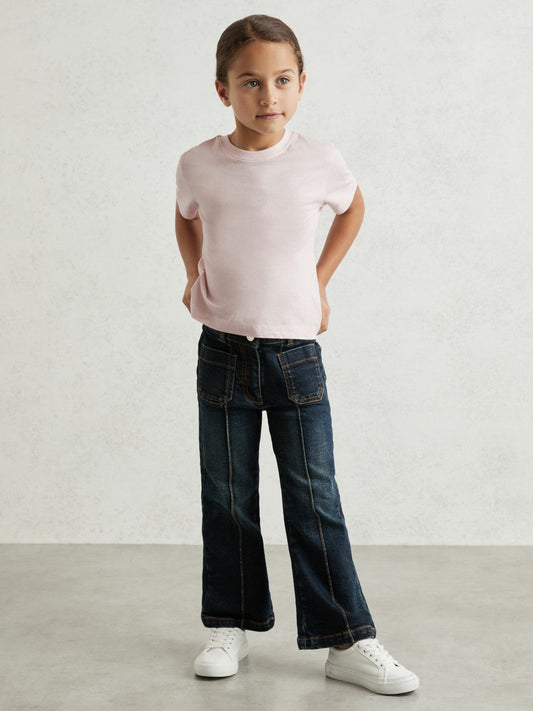 13-14 yrs Cotton Crew Neck T-Shirt Pink | Children & Baby