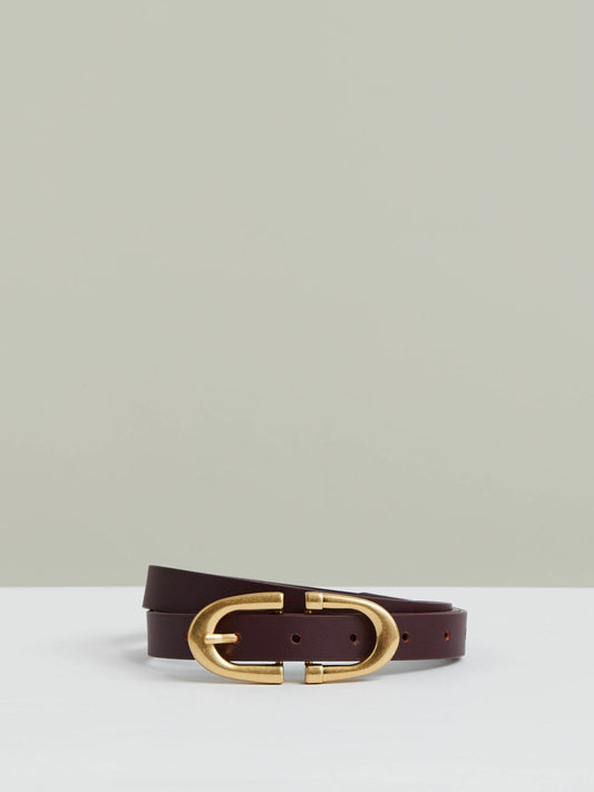 Horseshoe Belt Burgundy | Women