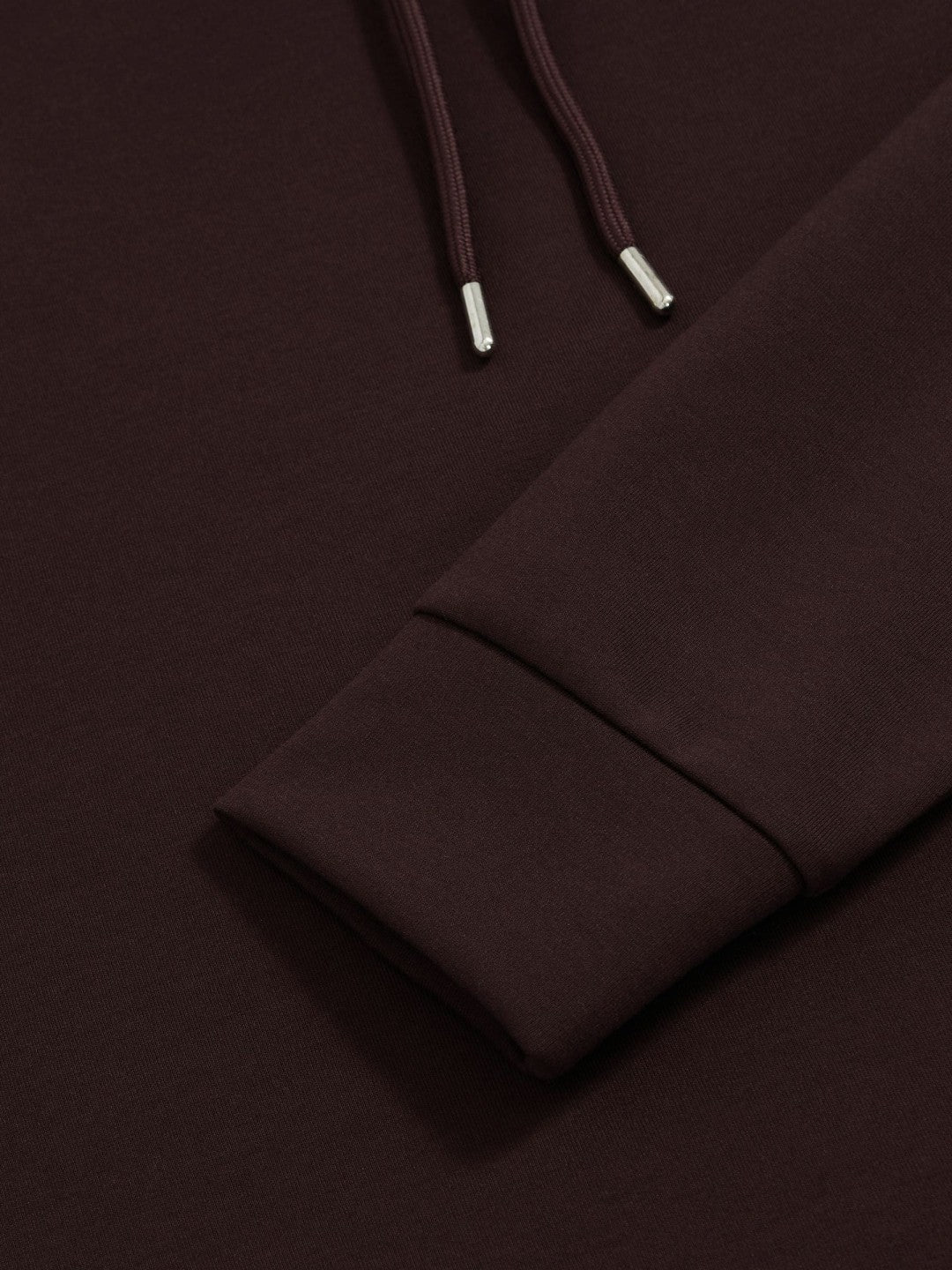 Interlock Jersey Drawstring Hoodie Cherry Red | Men