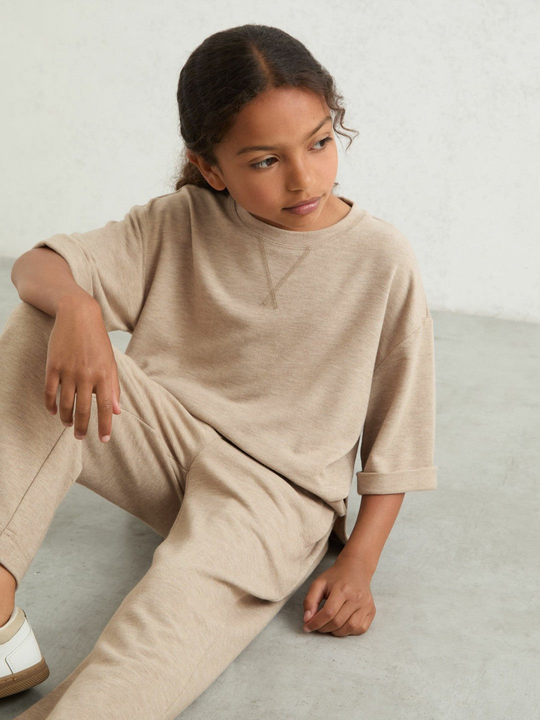 13-14 yrs Top And Trousers Lounge Set Oatmeal | Children & Baby