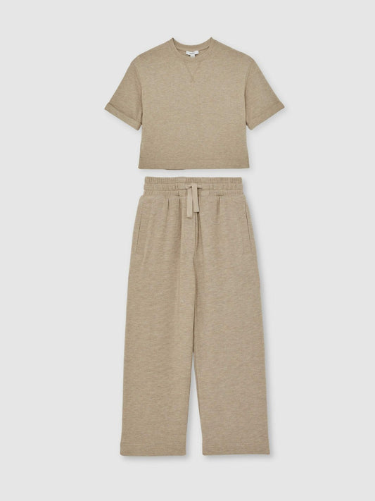 9-13 yrs Top And Trousers Lounge Set Oatmeal | Children & Baby