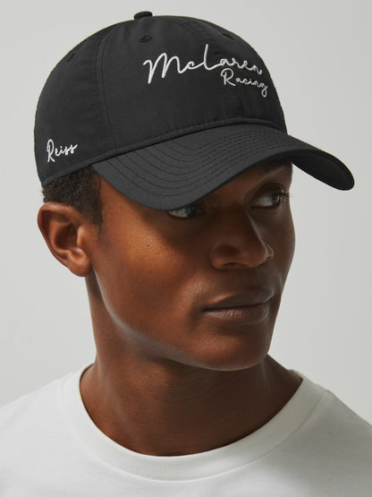 Unisex Fit McLaren Racing Logo Embroidered Cap Black | Men