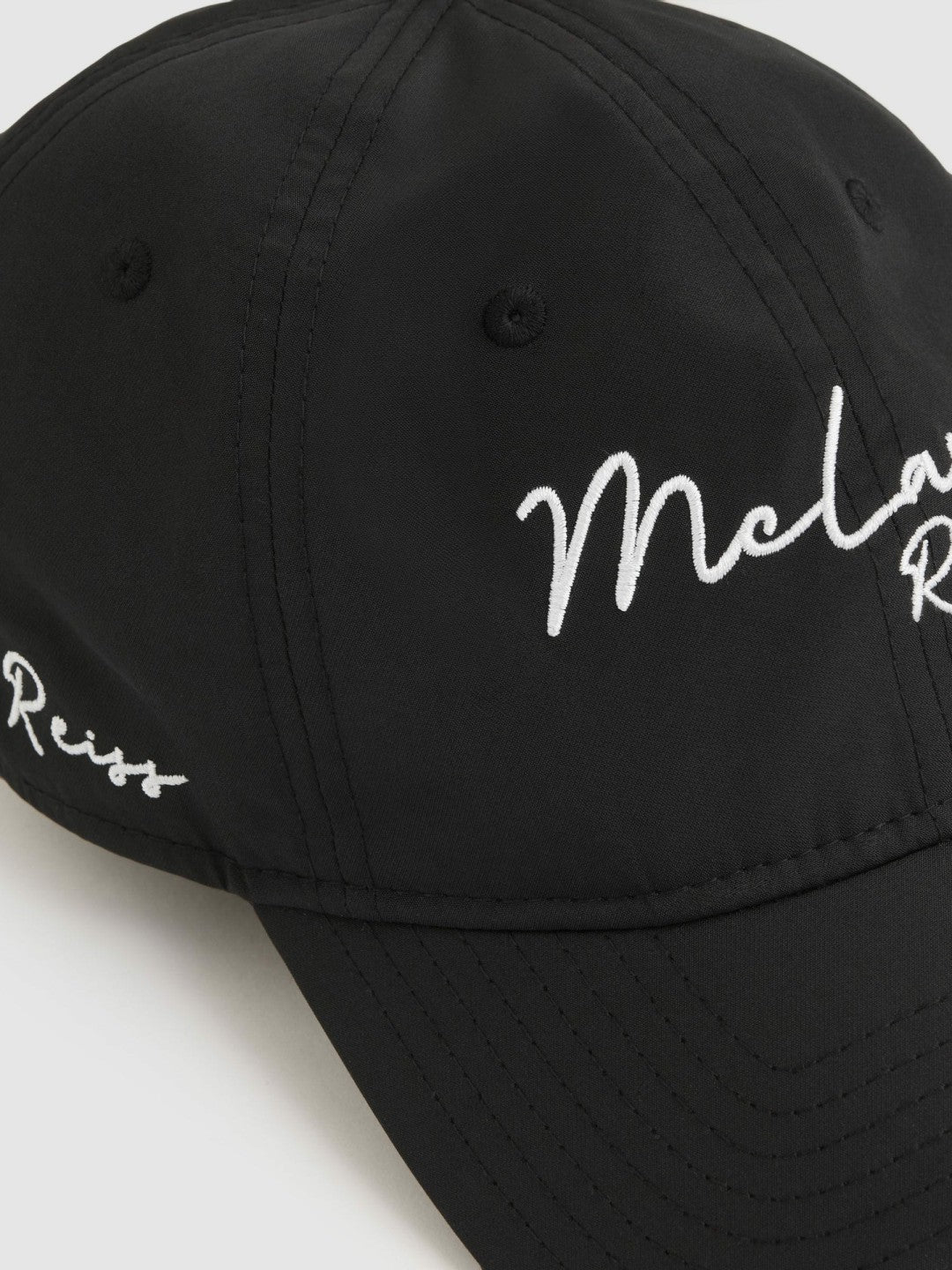 Unisex Fit McLaren Racing Logo Embroidered Cap Black | Men