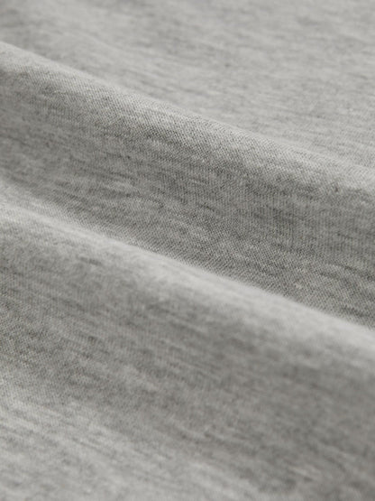 13-14 yrs Cotton-Blend Crew-Neck T-Shirt Grey Marl | Children & Baby
