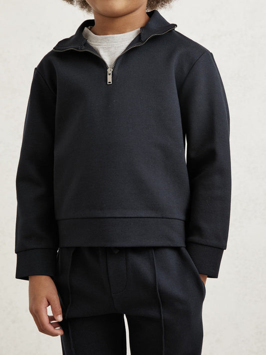 9-13 yrs Interlock Sweatshirt and Trousers Set Navy Blue | Children & Baby