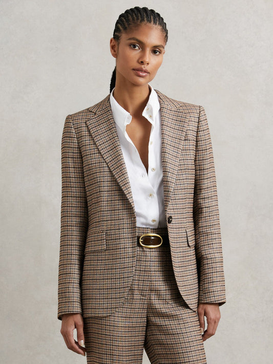 Jacket Neutral Check | Women