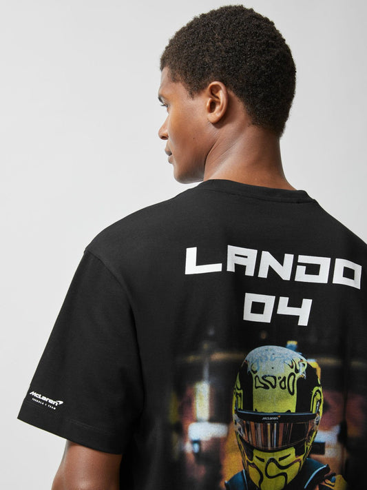 McLaren F1 Team Lando-Print T-Shirt Unisex Fit Black | Men
