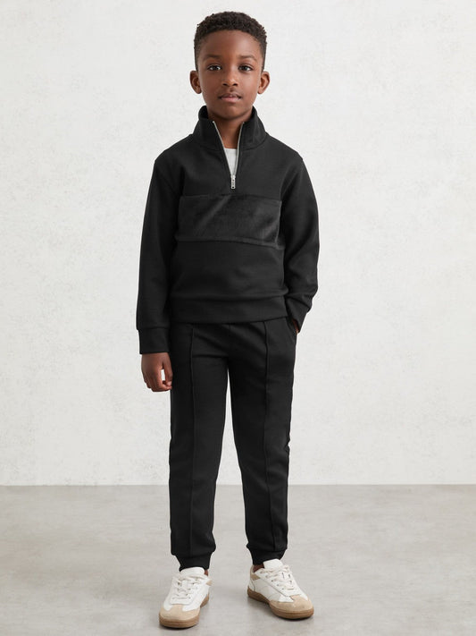 3-9 yrs Interlock Drawstring Joggers Black | Children & Baby