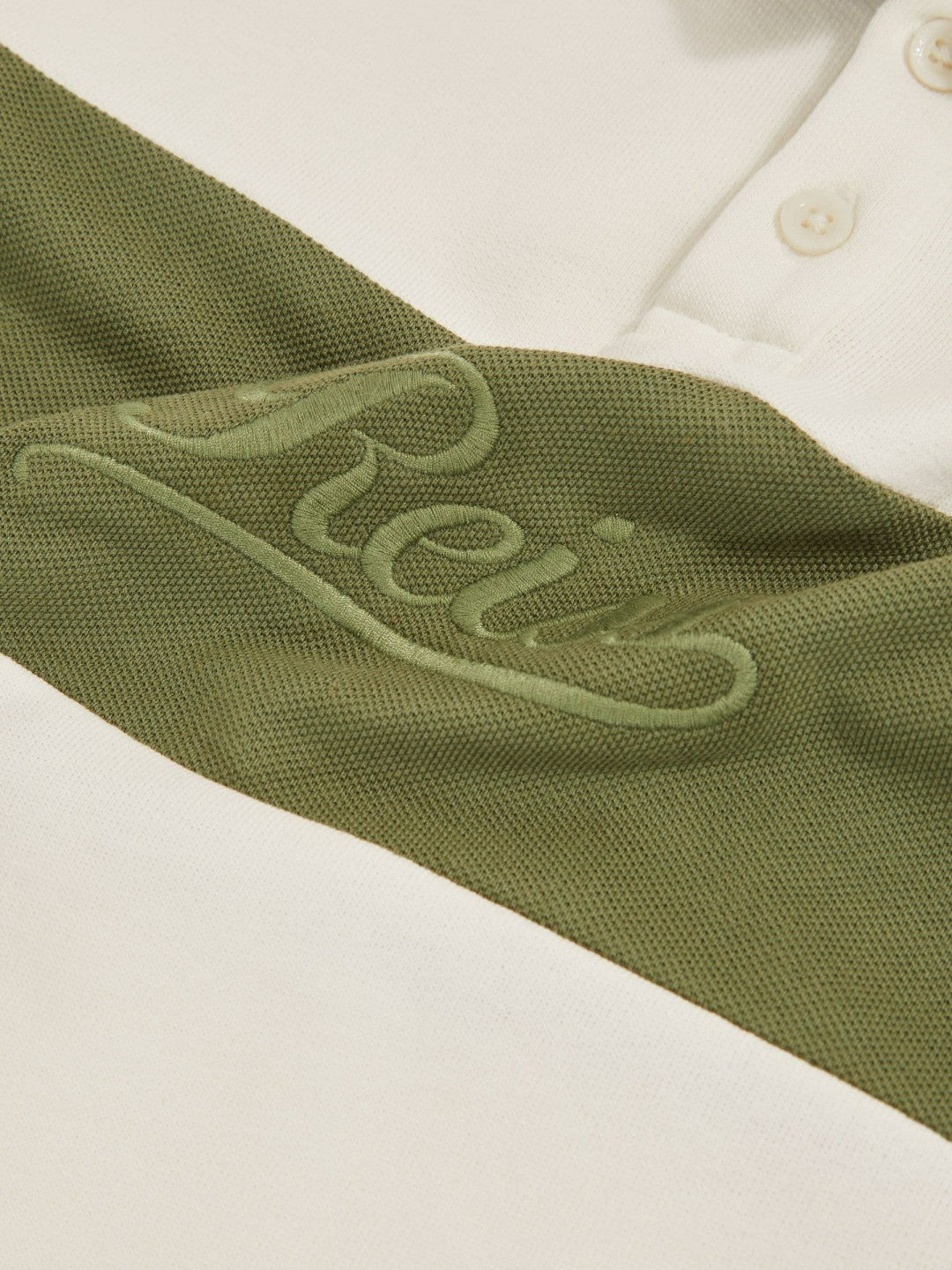 3-9 yrs Cotton Logo-Embroidery Rugby Polo Shirt Forset Green/White | Children & Baby