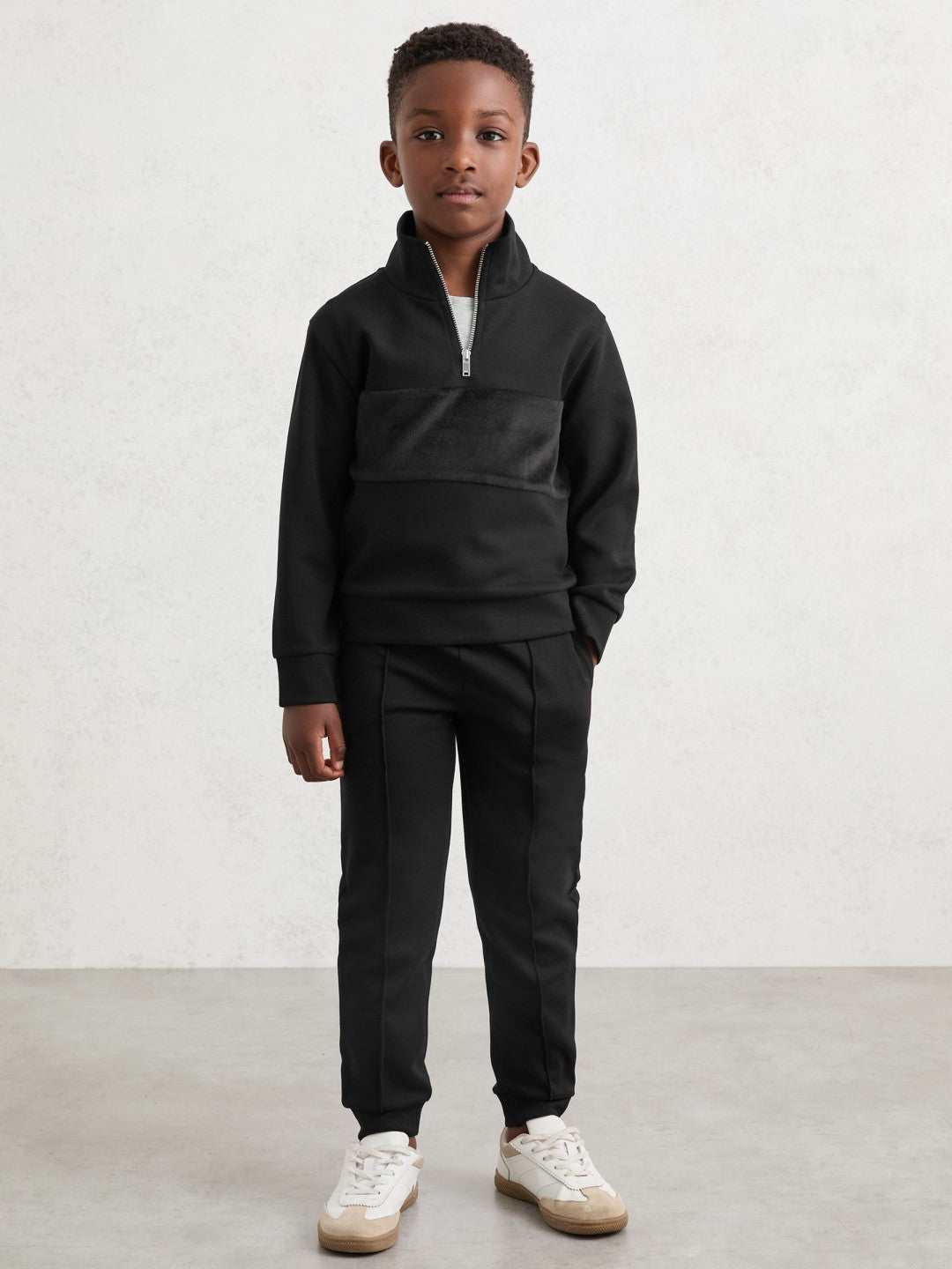 13-14 yrs Interlock Drawstring Joggers Black | Children & Baby