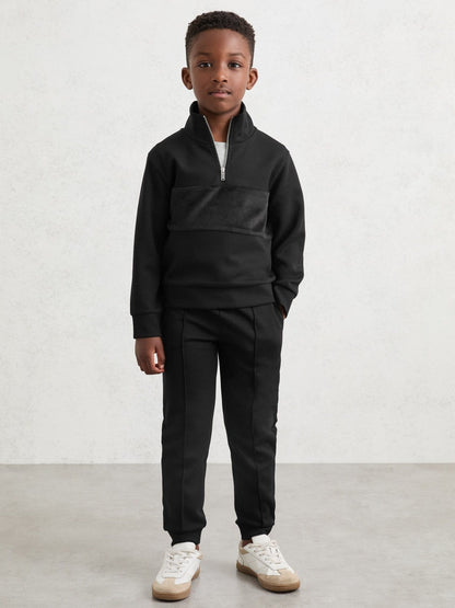 13-14 yrs Interlock Drawstring Joggers Black | Children & Baby